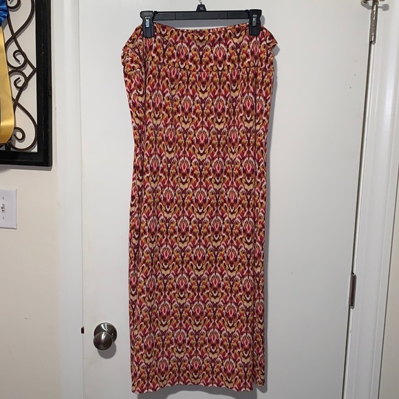 Kaileigh multi color maxi dress.  2X.  NWT - Picture 1 of 6
